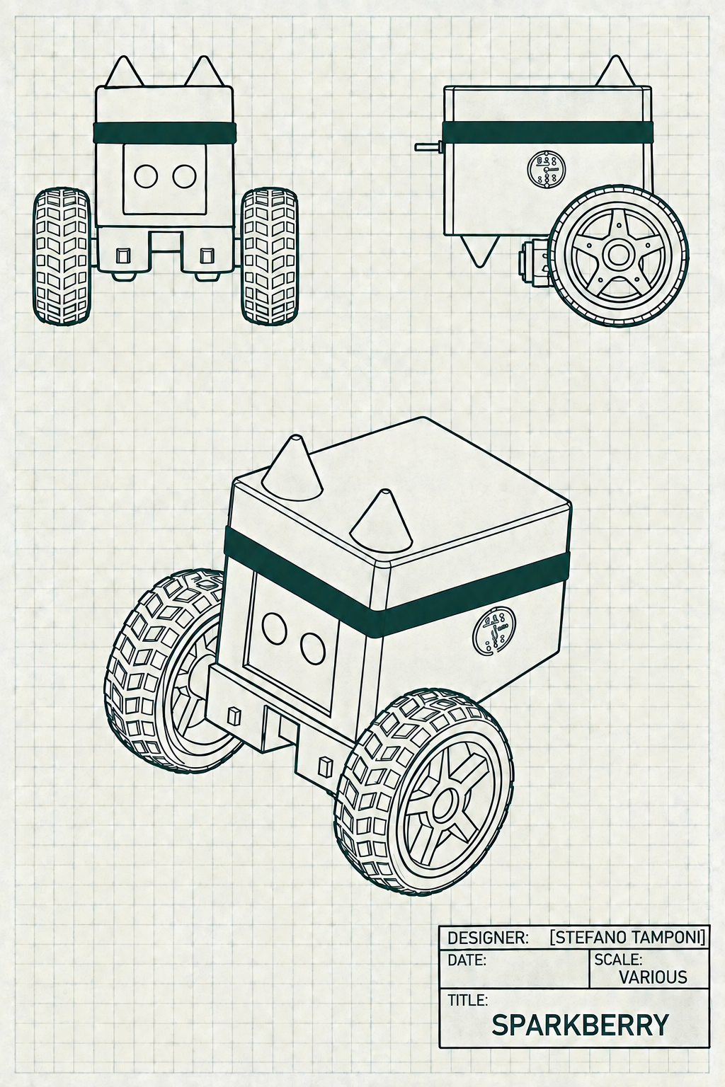 SparkBerry Catbot chassis